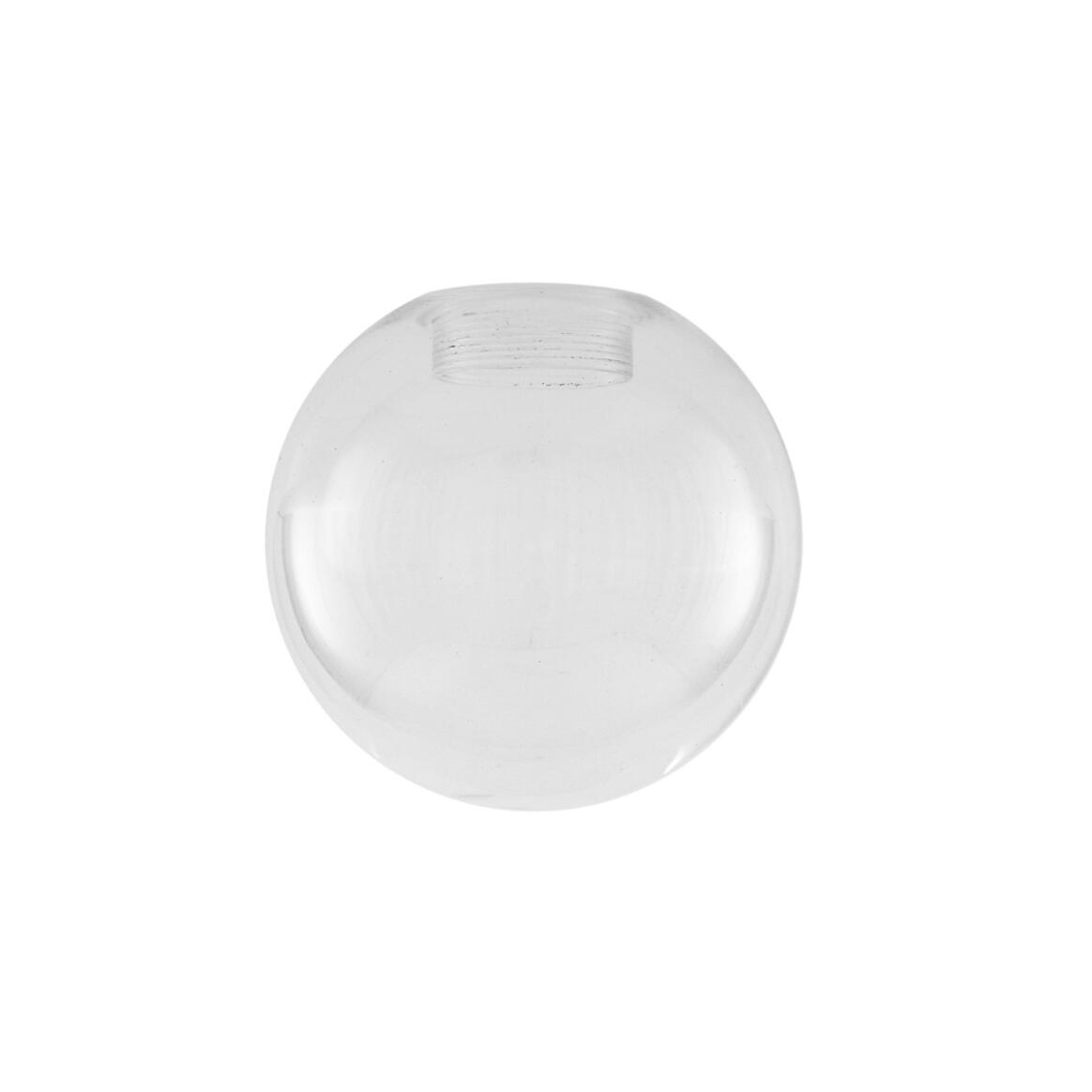 Globe en verre transparent avec filtage interne, 17cm main product image