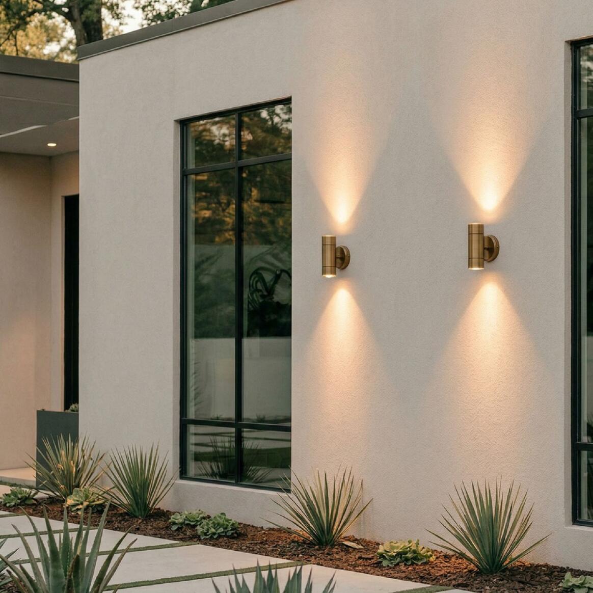 Lana Up / Down Brass Wall Sconce 7