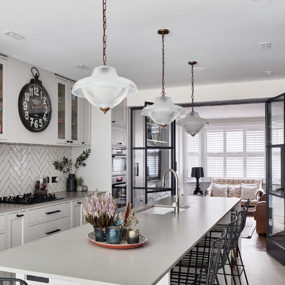Essence Double Prismatic Pendant Light 15.75