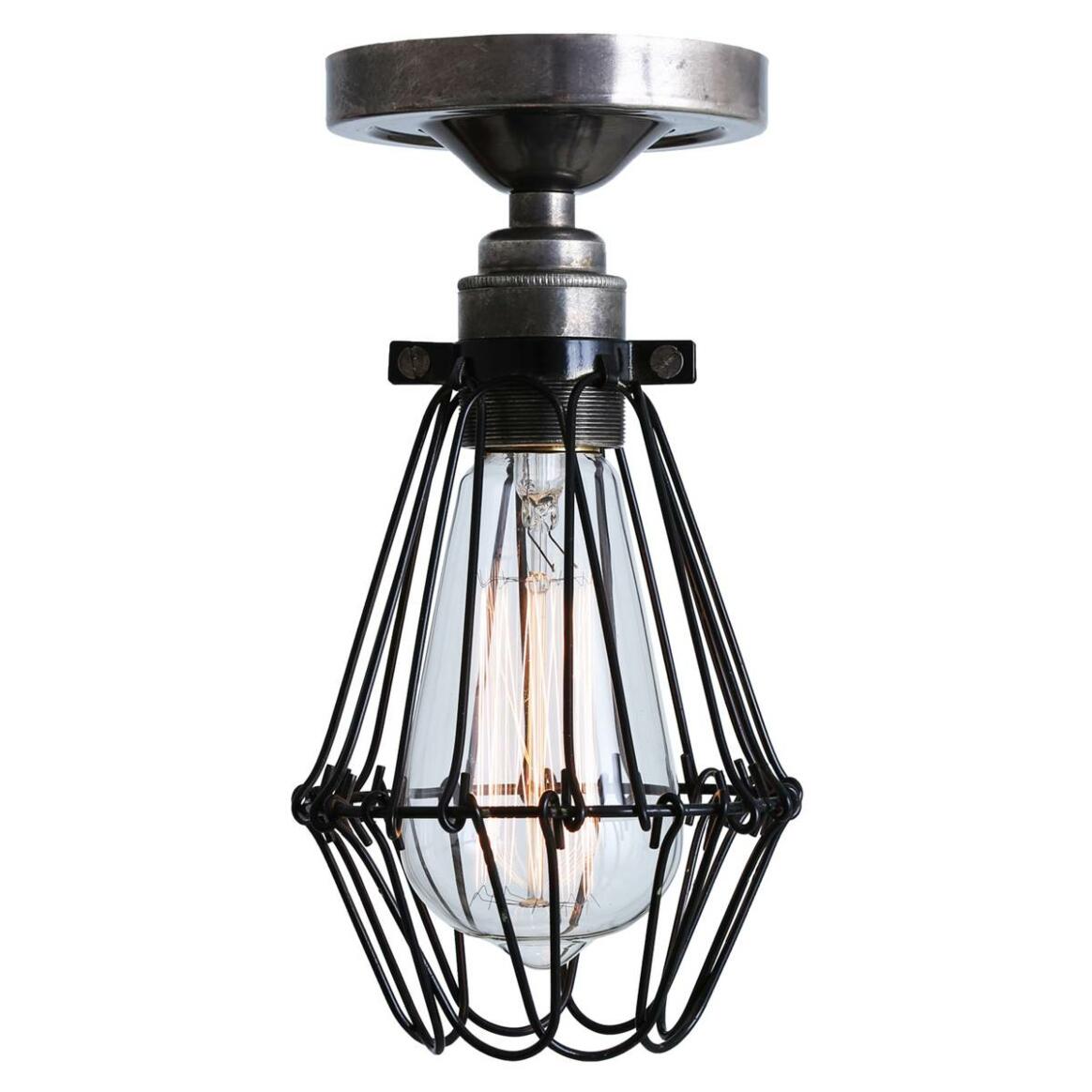 Apoch Industrial Cage Flush Ceiling Light main product image