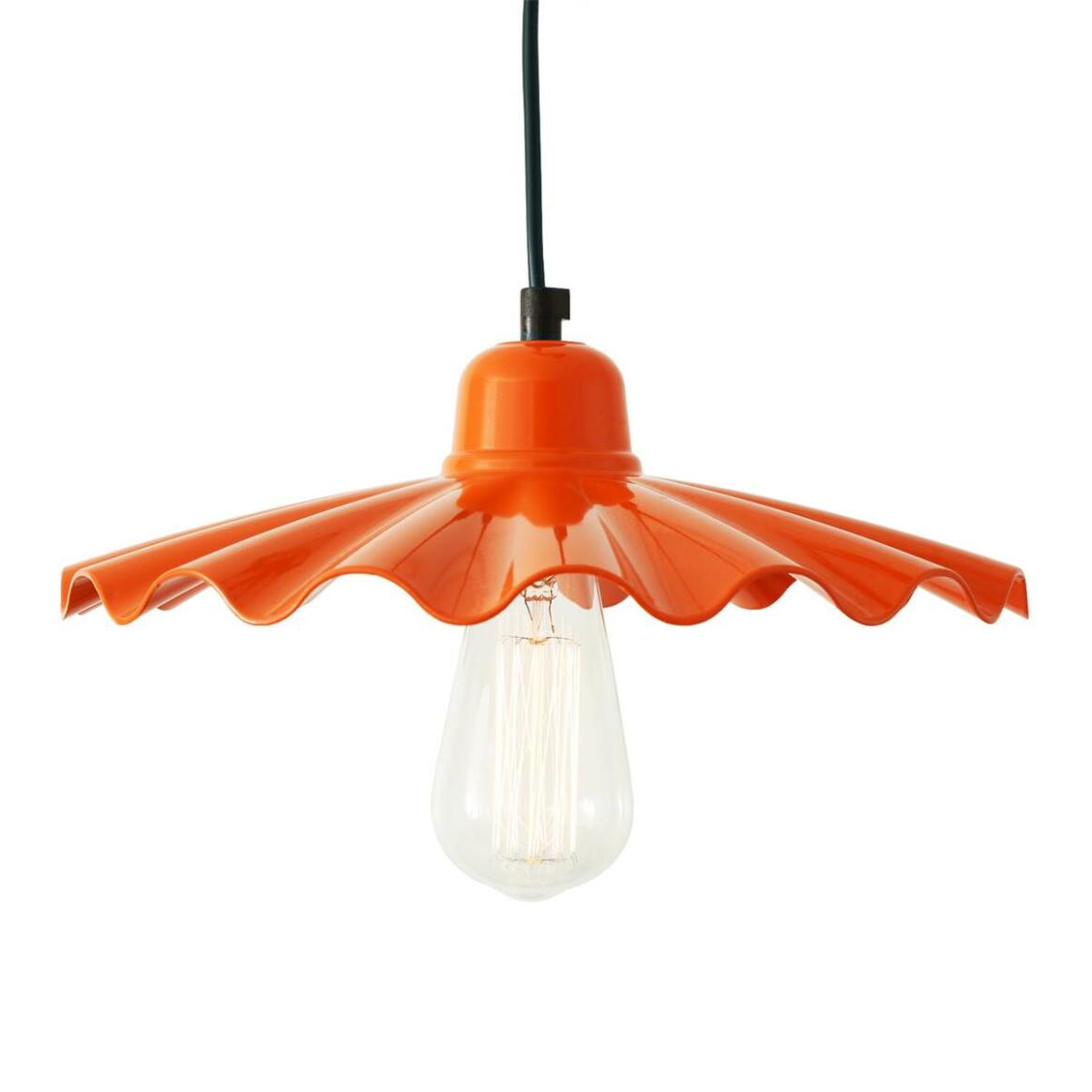 Ardle Ripple Shade Factory Pendant Light 11.75" main product image