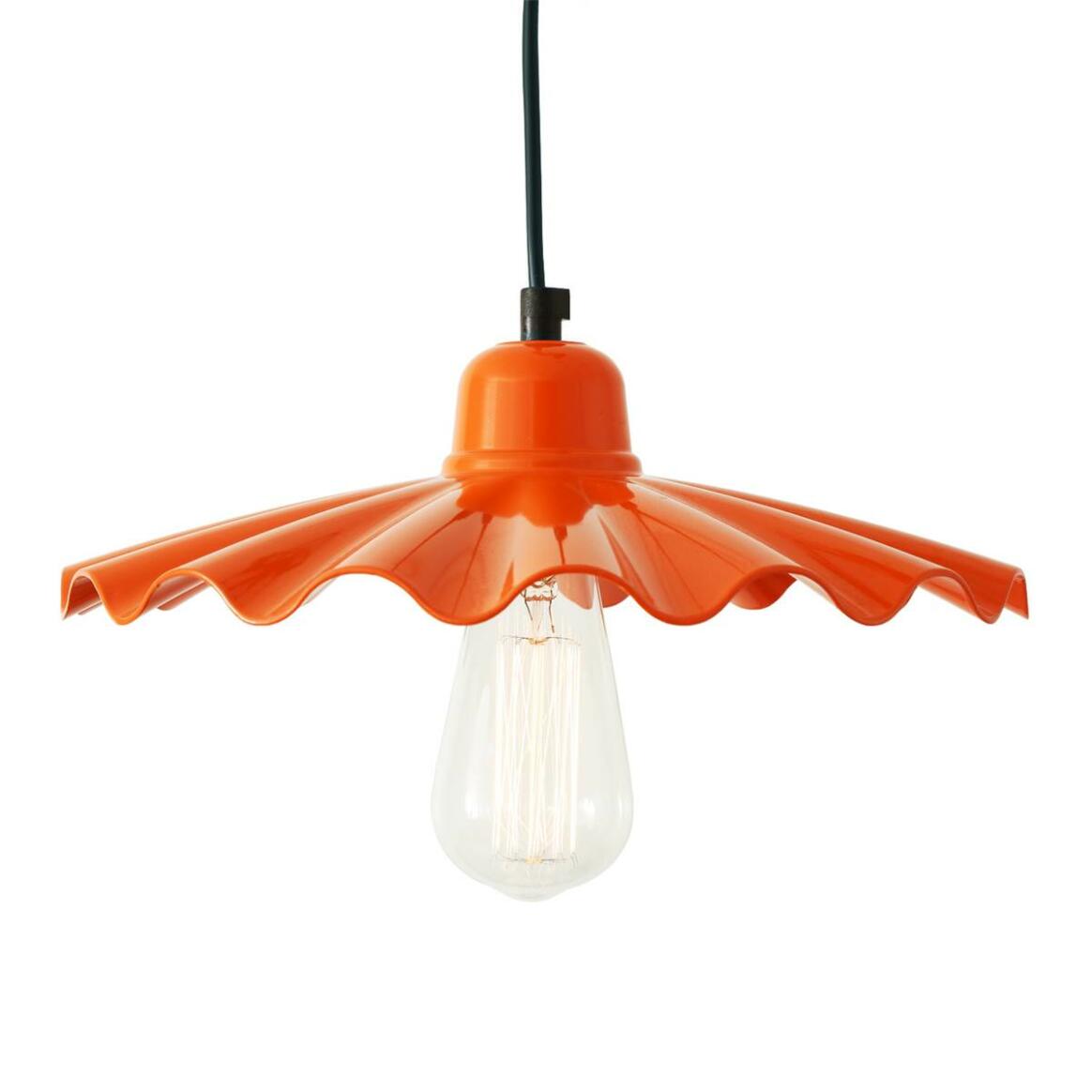 Ardle Ripple Shade Factory Pendant Light 11.8" main product image