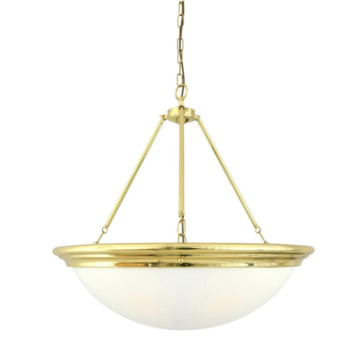Athlone Traditional Brass and Acrylic Dome Chandelier main product image
