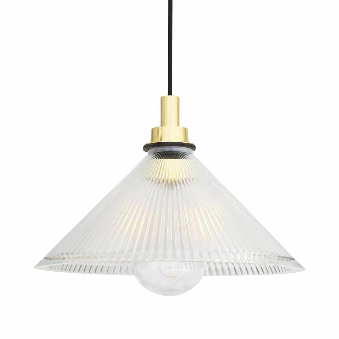 Beck Prismatic Glass Pendant Light IP65 main product image