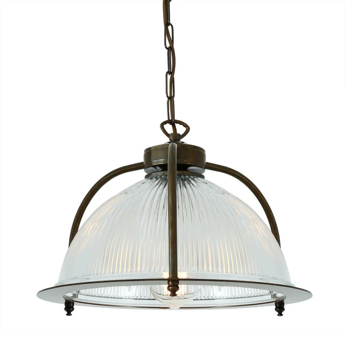 Bousta Holophane Glass Pendant Light 35cm main product image