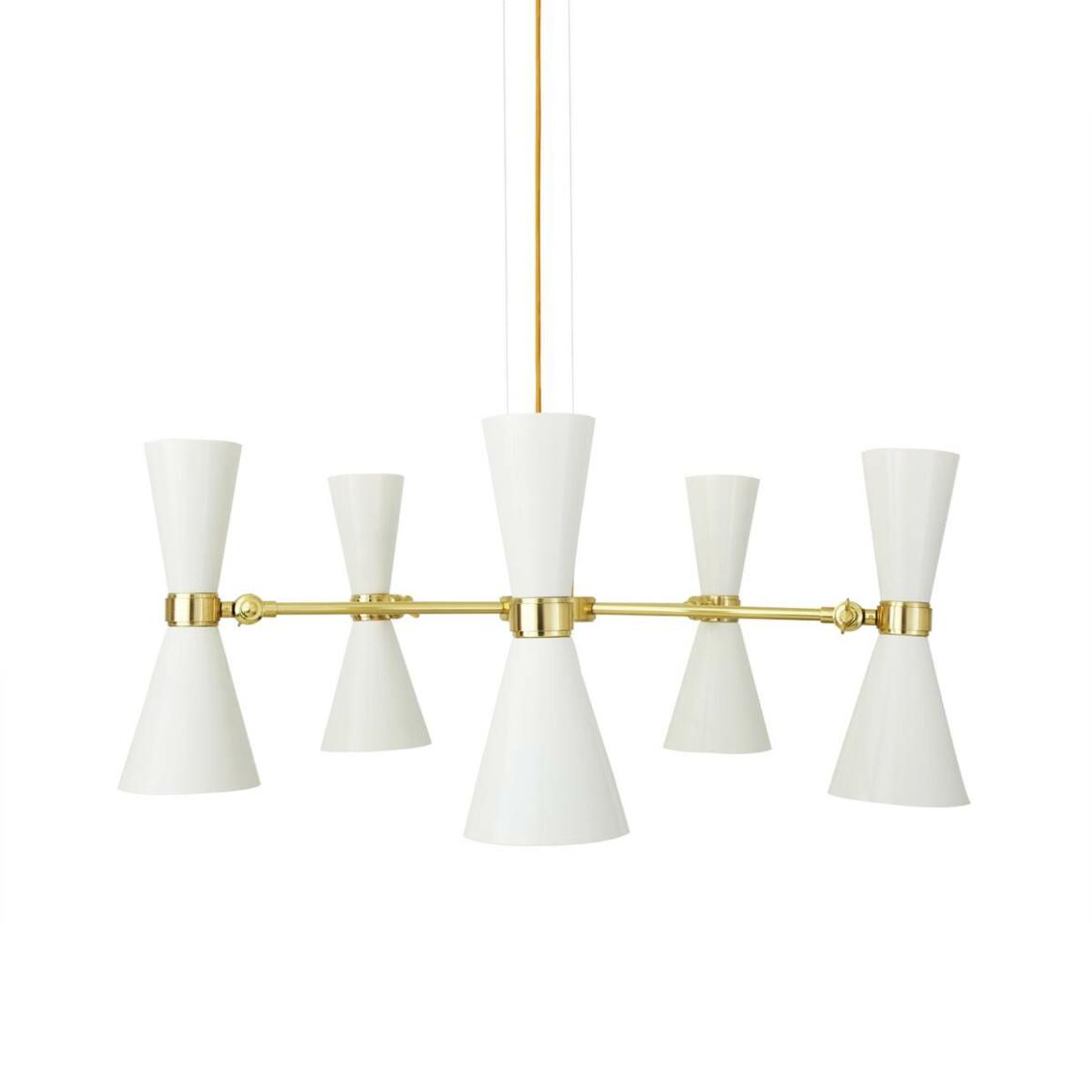 Cairo Mid-Century Chandelier, Five-Arm | Mullan Lighting Cairo Mid-Century Chandelier, Five-Arm | Mullan Lighting