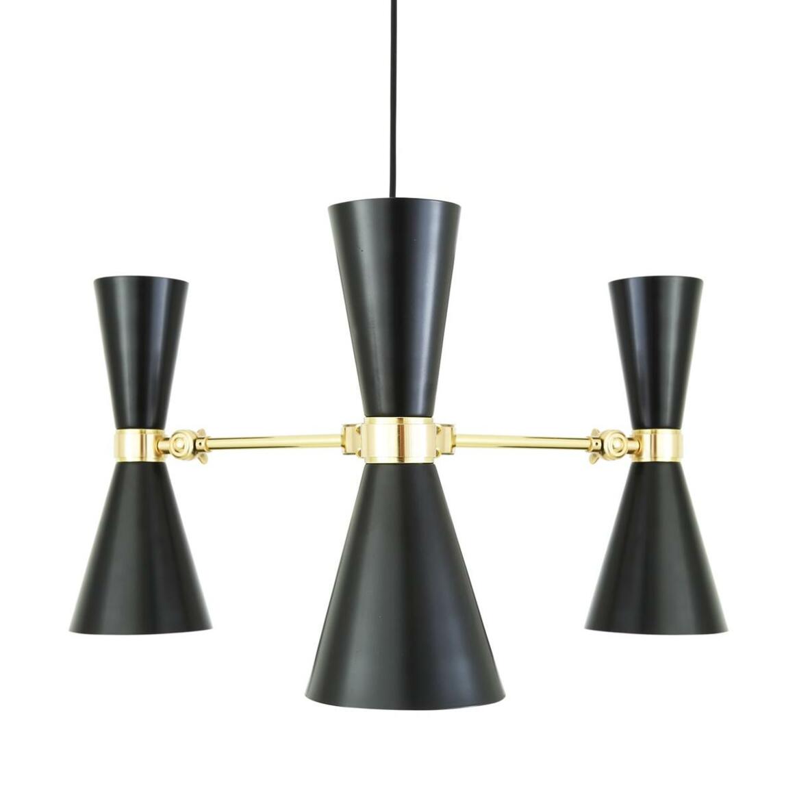 Cairo Mid-Century Chandelier, Three-Arm main product image