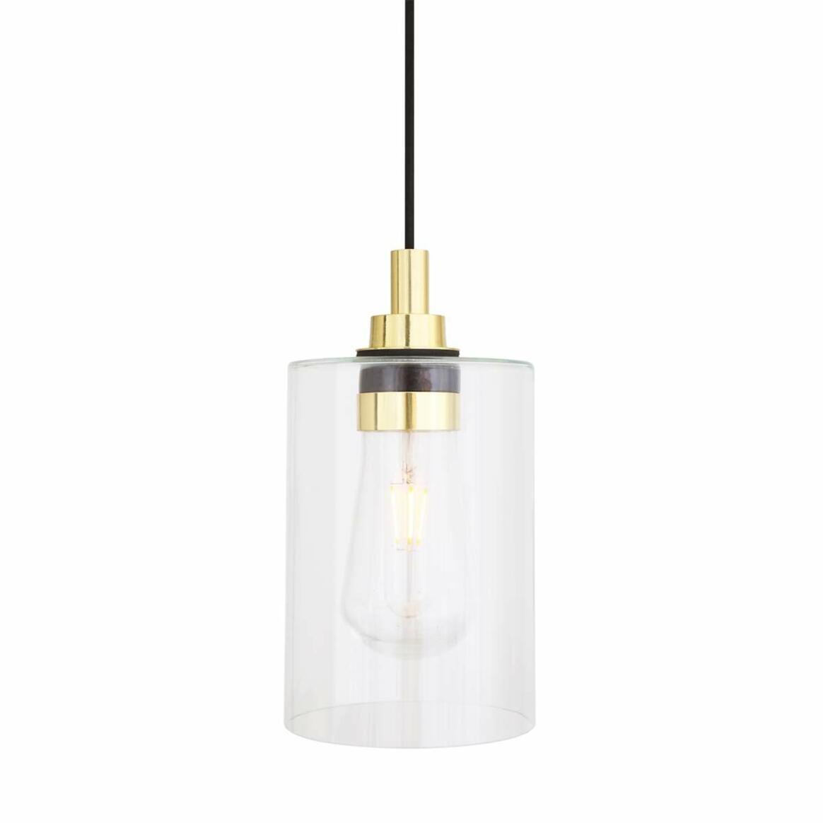 Calder Modern Glass Pendant Light IP65 main product image