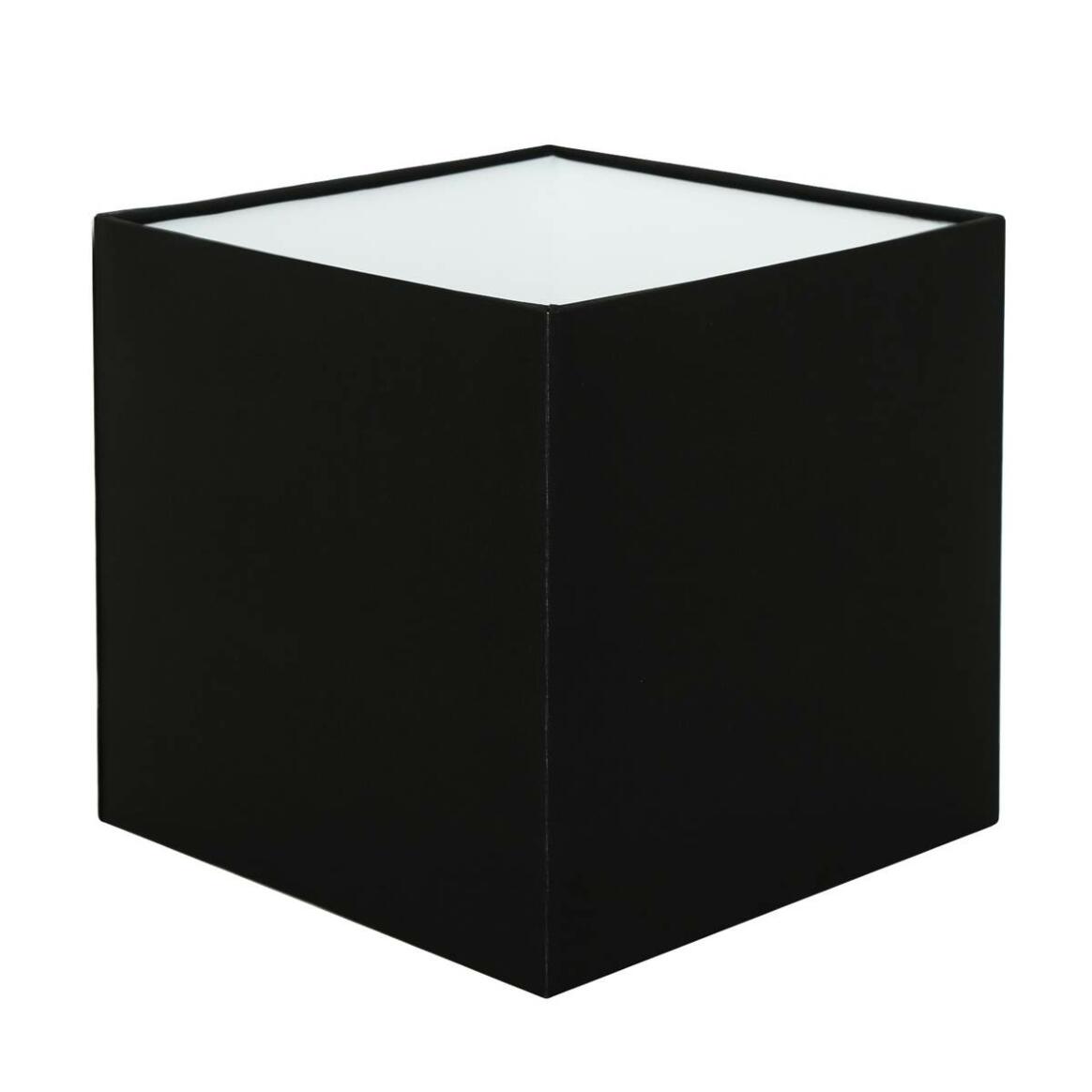 Cube square fabric lamp shade 20cm main product image