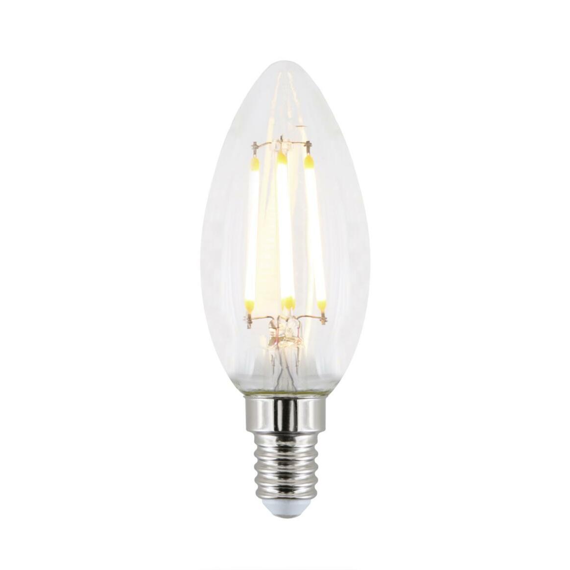 Ampoule à bougie LED E14 variable d'intensité 4.8W 2700k 470lm 9.7cm main product image