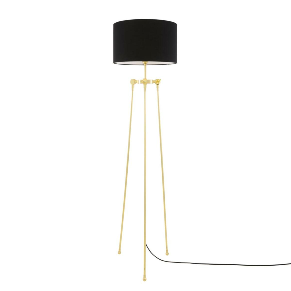 Erill Contemporary Tripod Floor Lamp with Fabric Shade main product image