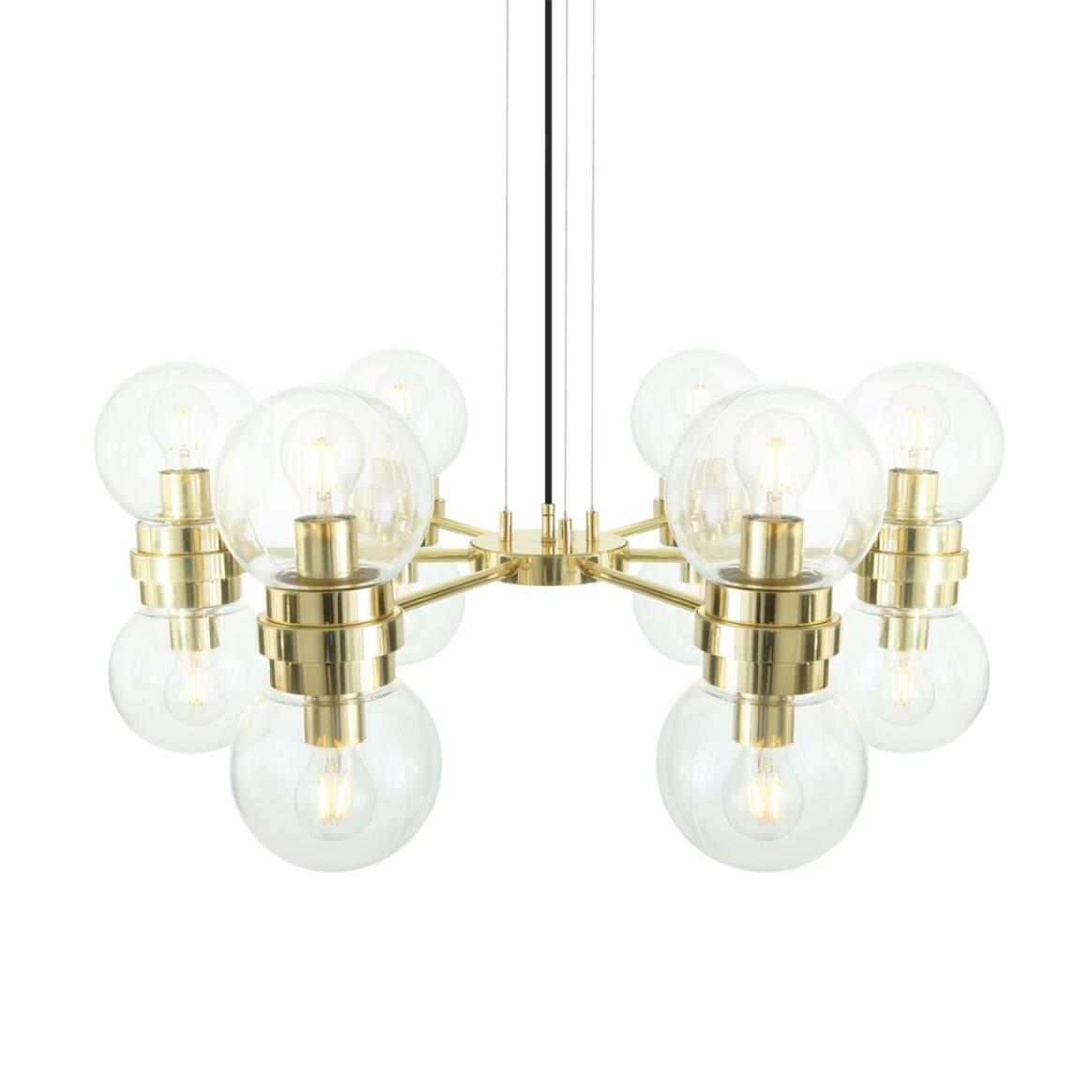 Lustre moderne Eske en forme de globe, 6 bras main product image