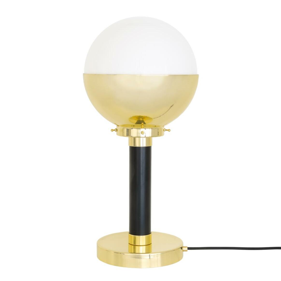 Lampe de table élégante en laiton et globe en verre Florence main product image