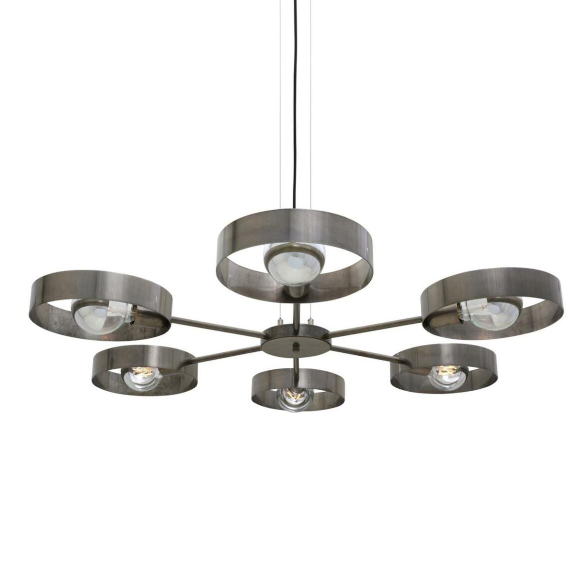 Fossa Modern Industrial Chandelier, Six-Arm main product image