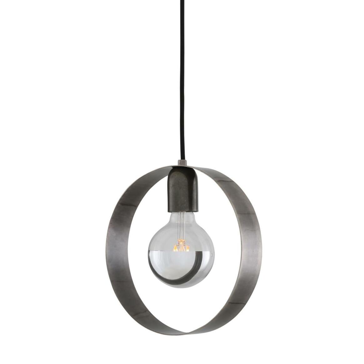 Fossa Modern Circular Brass Pendant Light 9.5" main product image