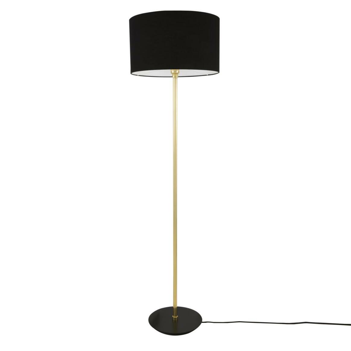 Lampe Inch sur pied moderne avec abat-jour en tissu main product image