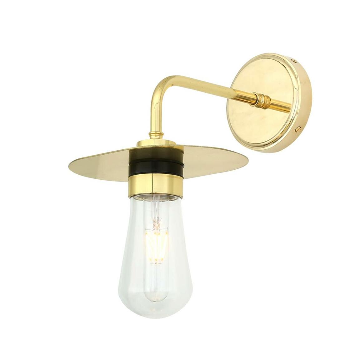 Kai Brass Bathroom Wall Light IP65 main product image