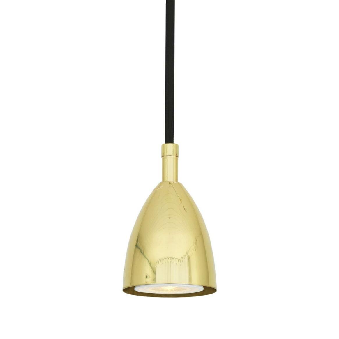 Lainio Small Modern Brass Cone Pendant Light 7cm main product image