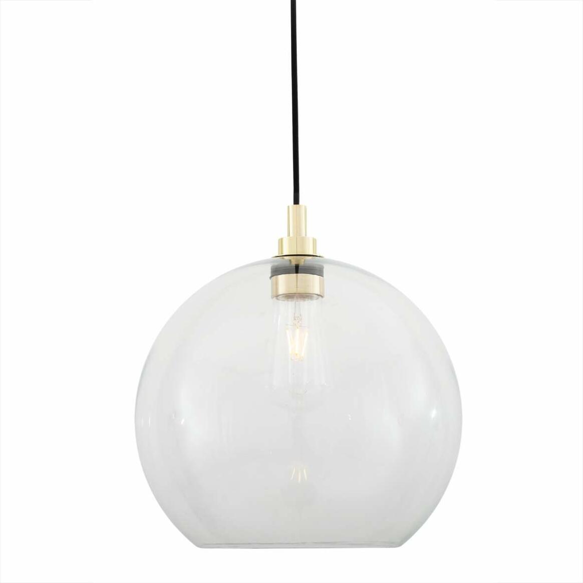 Leith Open Globe Pendant Light 35cm IP65 main product image