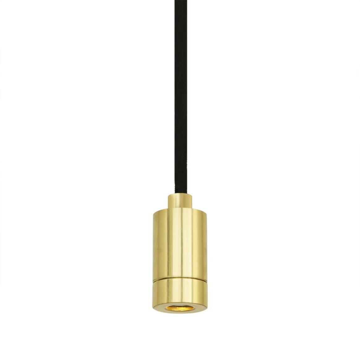 Pori Minimalist Brass Pendant Spotlight main product image
