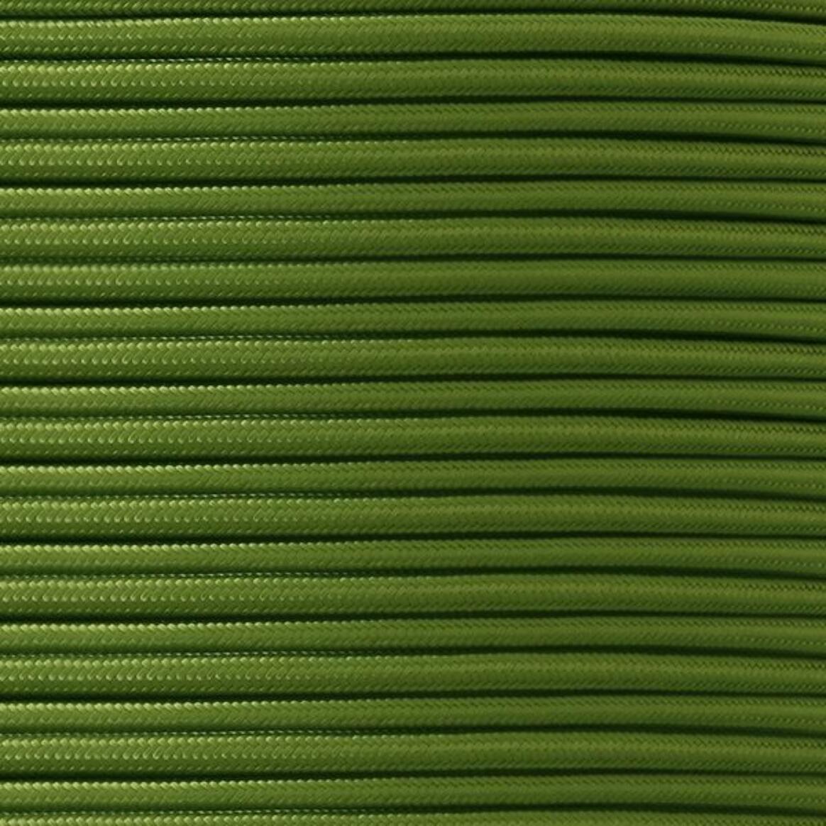 Sage Green Fabric Braided Cable, 2 Core Round main product image