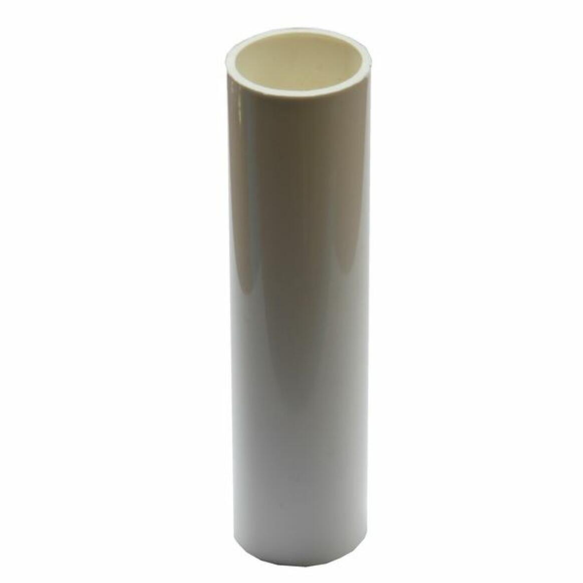 White Plastic Candle Tube for Light Fixtures 10cm main product image