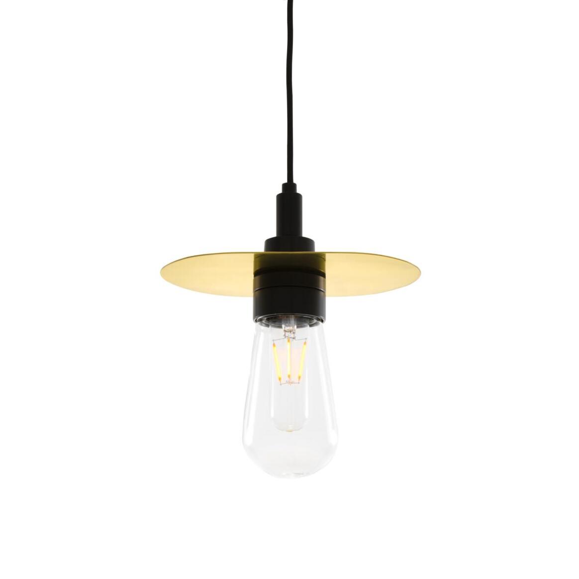 Kai Brass Bathroom Pendant Light 8.75" IP65 main product image