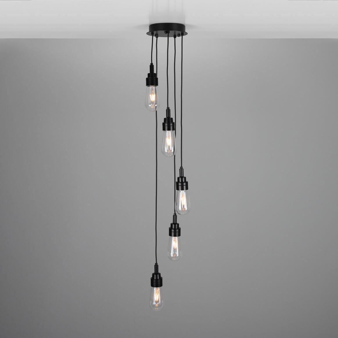 Seoul Bathroom Cluster Pendant IP65, Five Light main product image