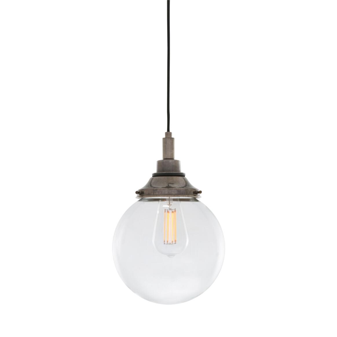 Laguna Clear Globe Pendant Light 7.9" IP44 main product image