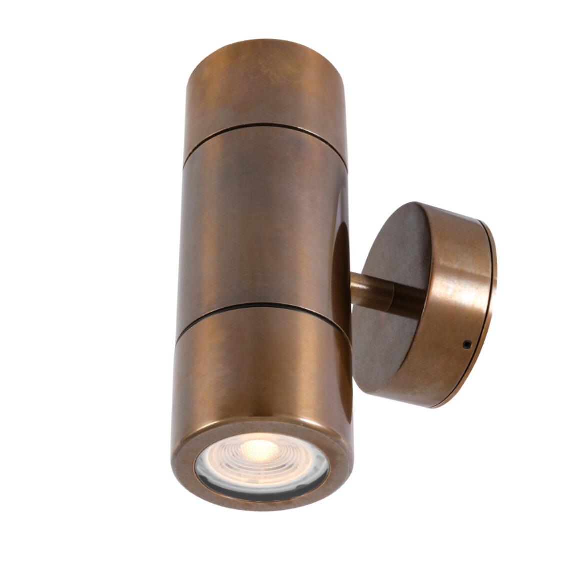 Lana Up / Down Brass Wall Light IP44 / IP65 main product image