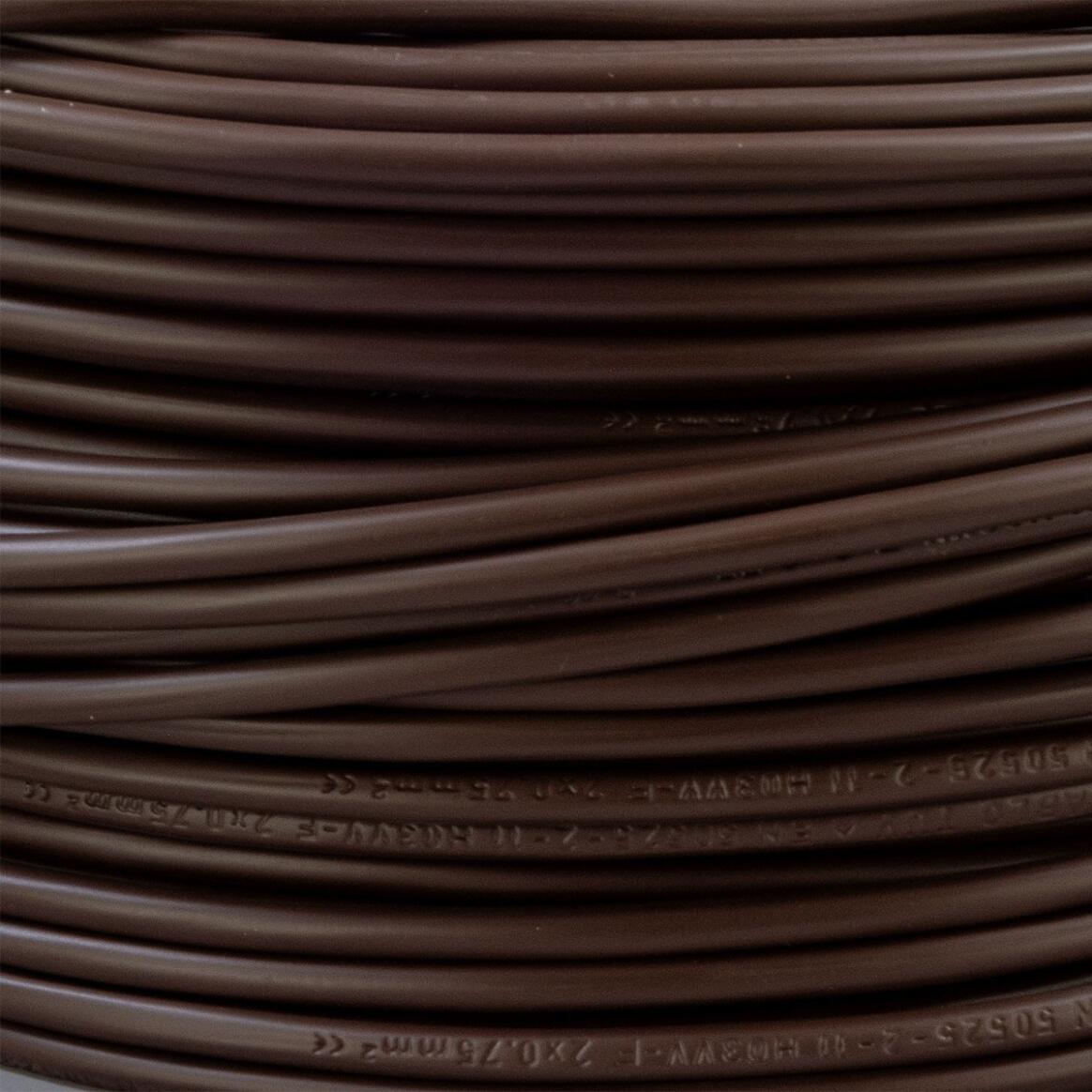 Câble brun en PVC flexible à 2 brins main product image