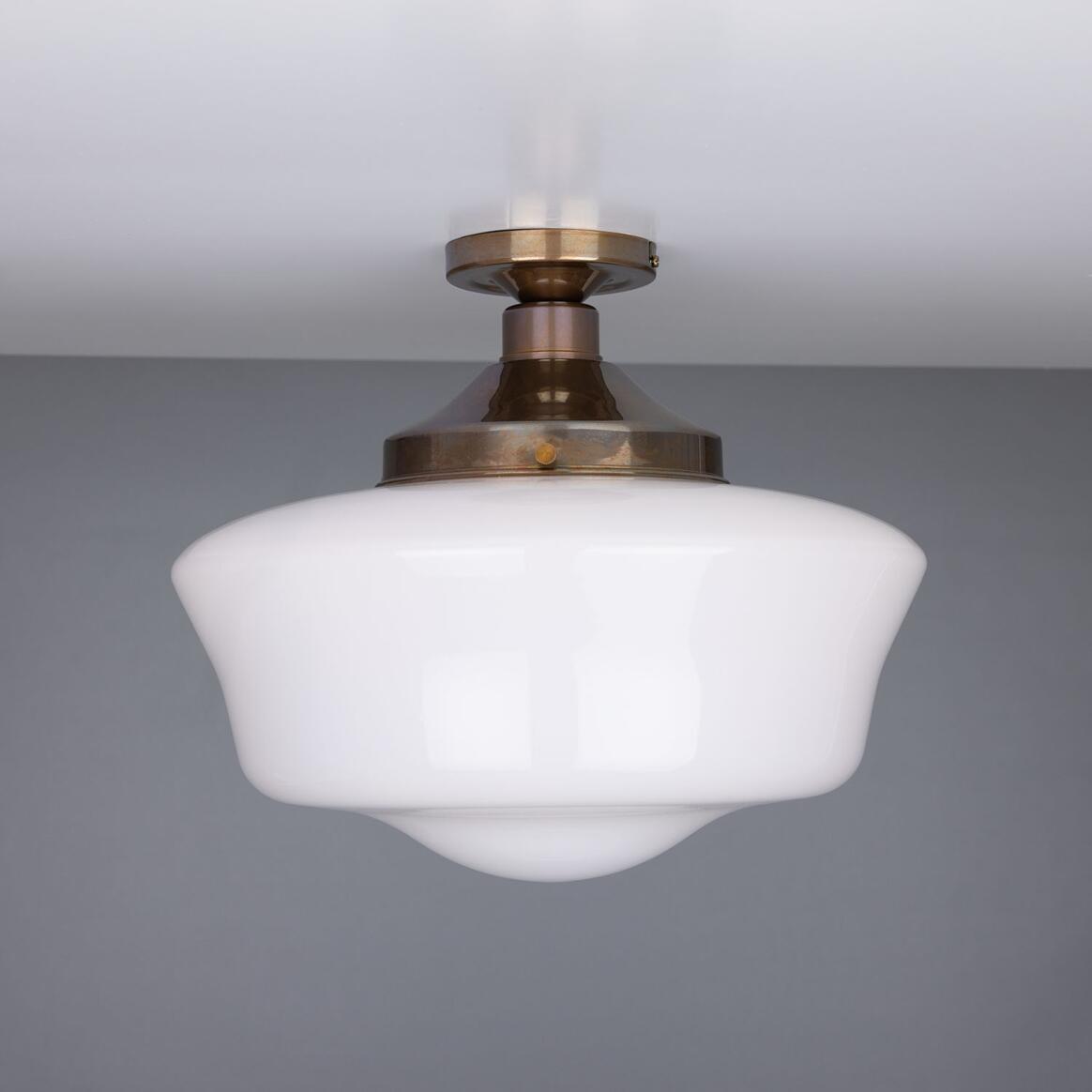 Schoolhouse Traditional Flush Ceiling Light 13.8" main product image