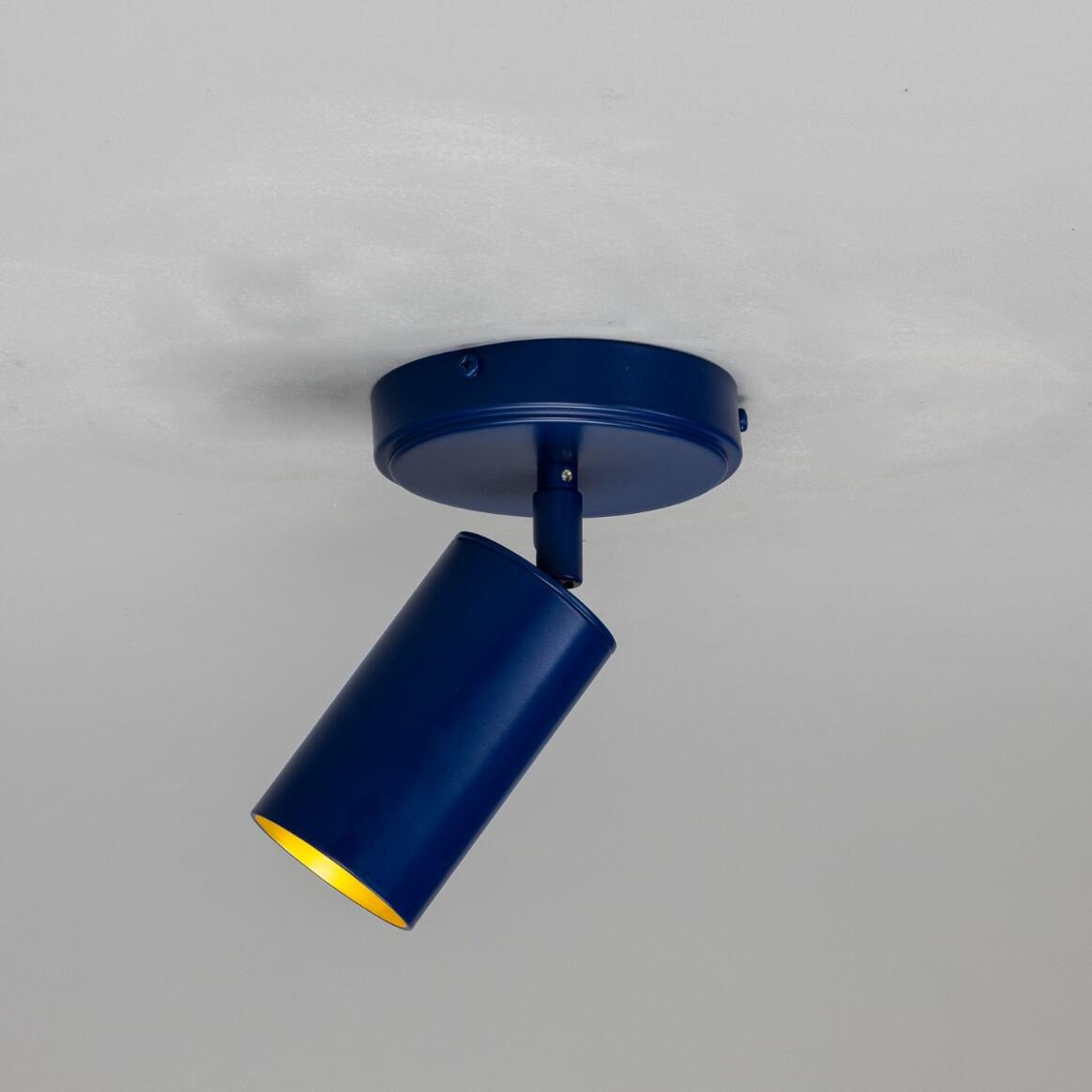 Evanston Directional Brass Ceiling Spotlight 7.75