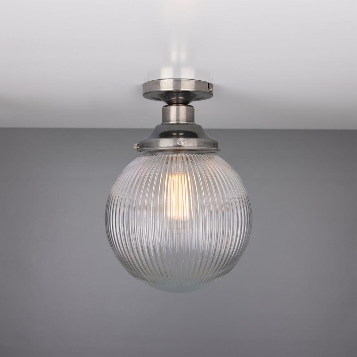 Stanley Holophane Glass Globe Ceiling Light 20cm main product image