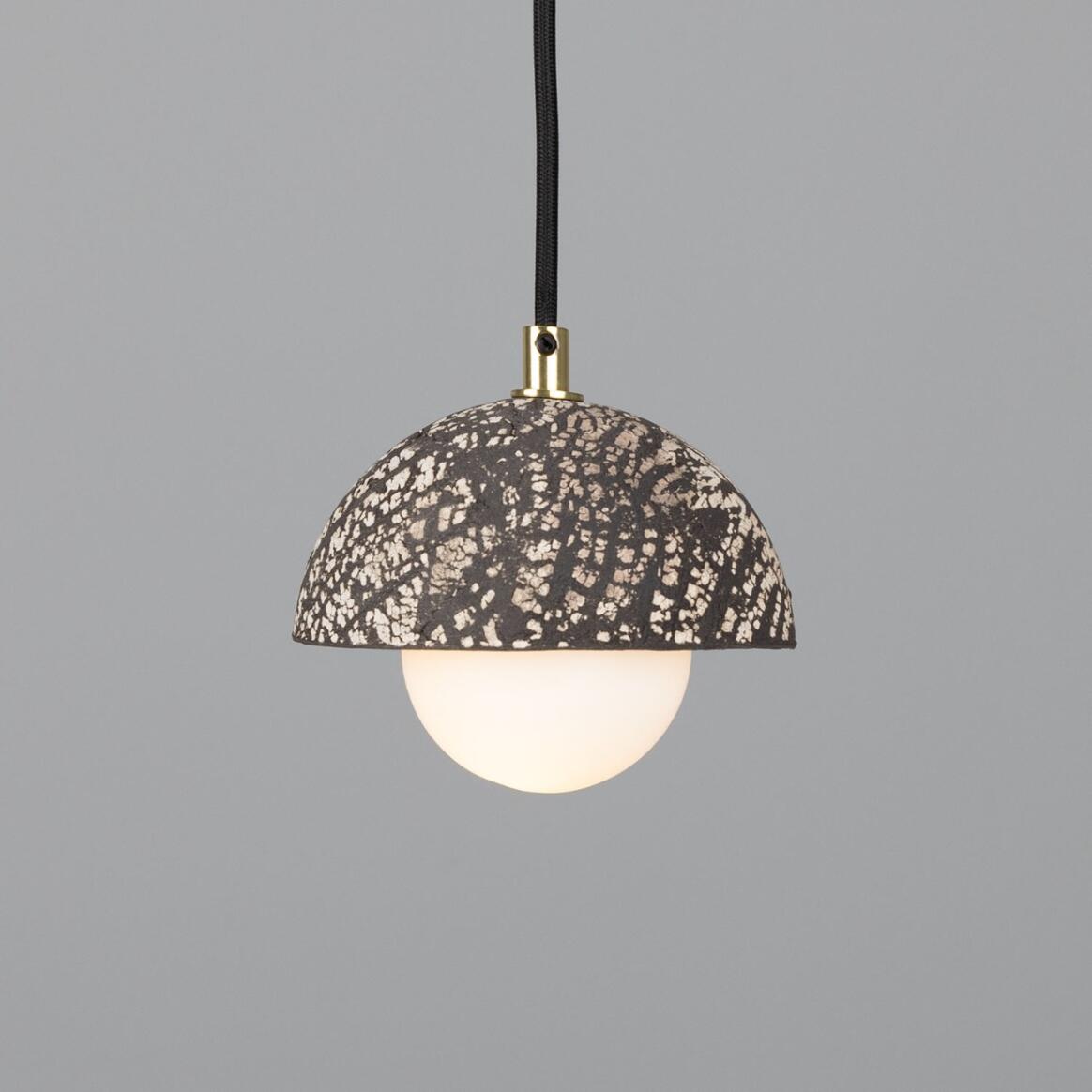 小物 FLOAT RIGEL MATBLACK / BR Ferox Small Ceramic Dome Pendant Light 5.5