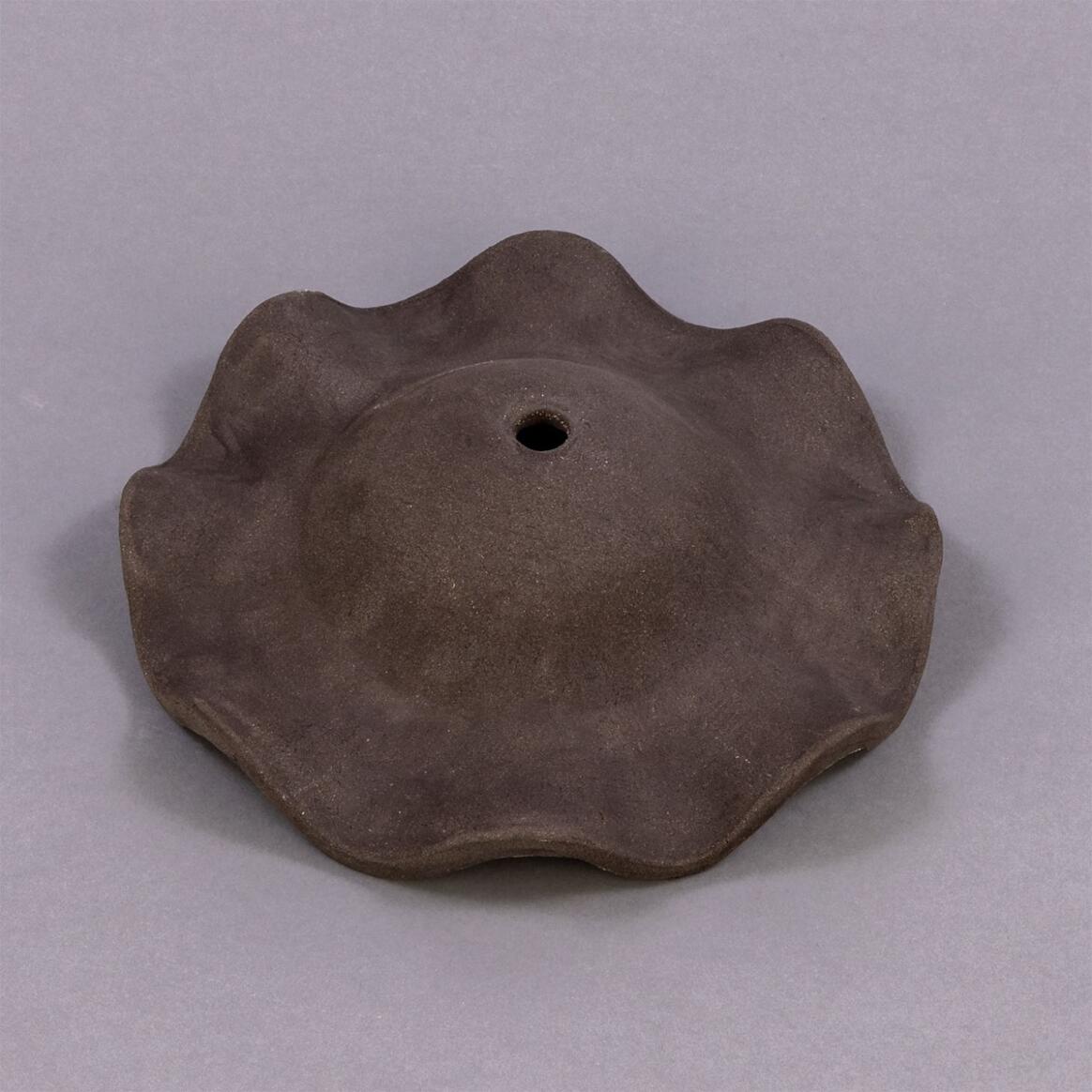 Rivale Black Clay Ceramic Lamp Shade 8.25" main product image