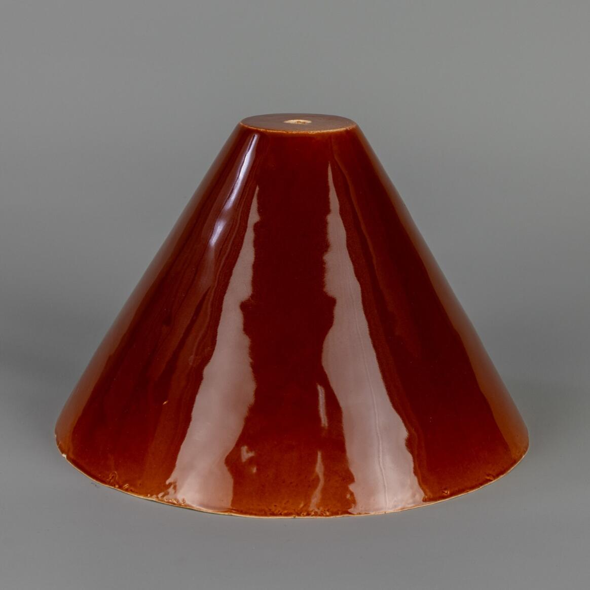 Tilia Pleated Ceramic Lamp Shade, Hazelnut 9.5" main product image