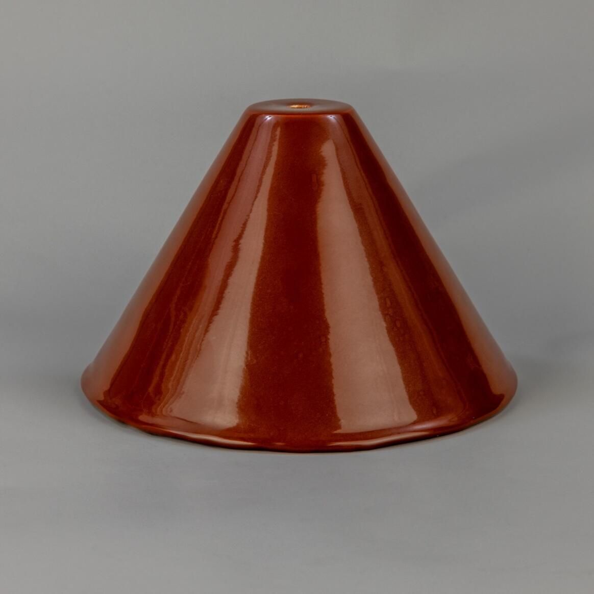 Tilia Pleated Ceramic Lamp Shade, Hazelnut 9.5" main product image