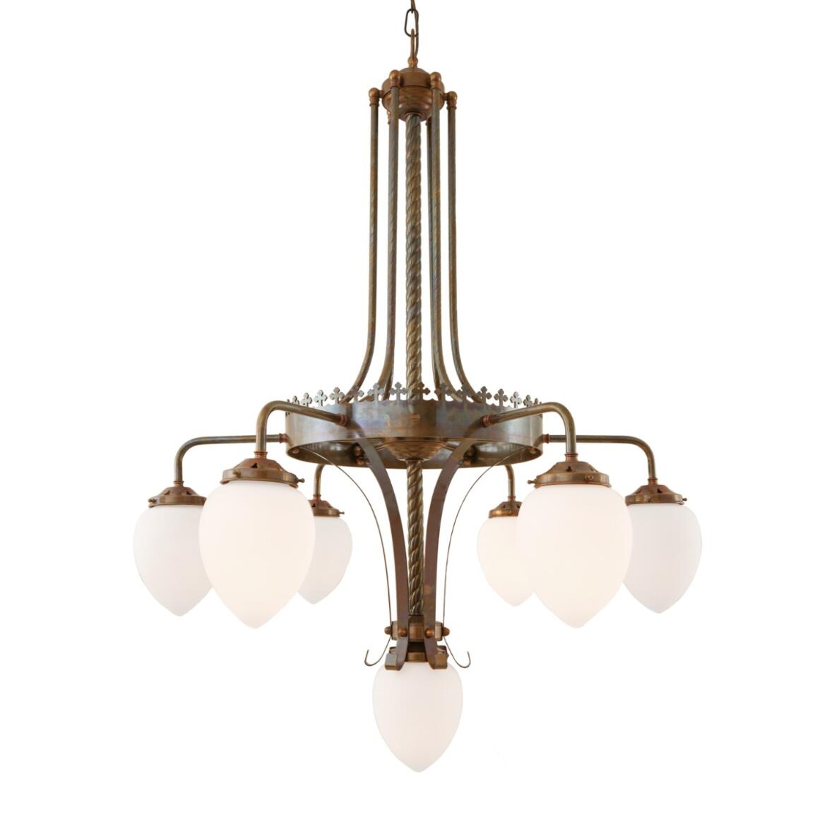 Killarney Six-Arm Church Chandelier, Seven Light main product image