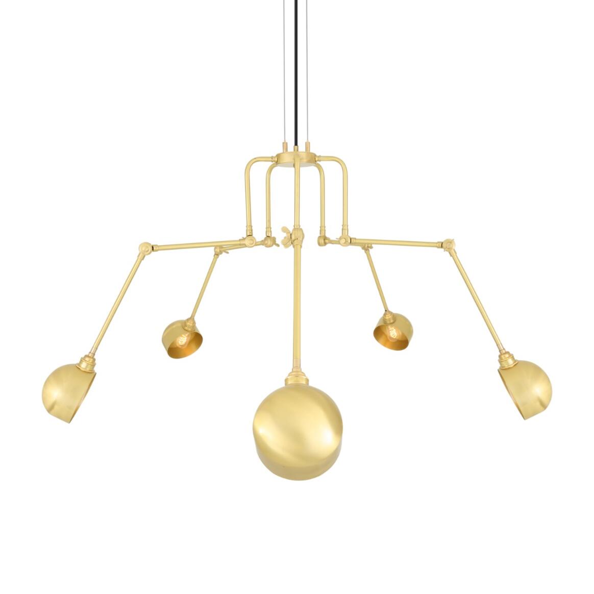 San Jose Industrial Chandelier, Five-Arm main product image