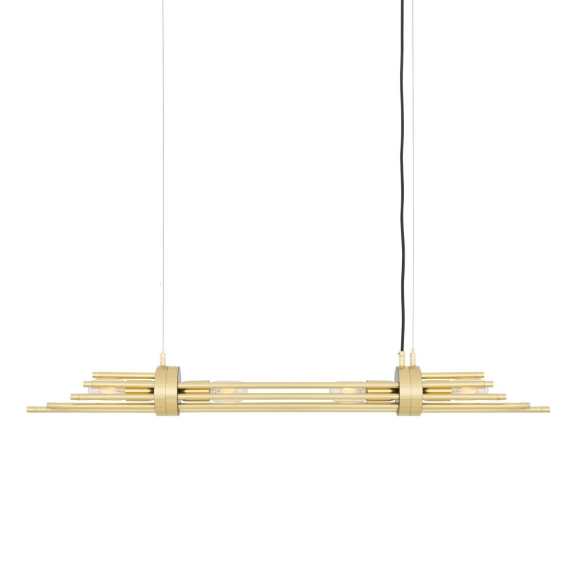 Victoria Modern Brass Chandelier, Four Light main product image