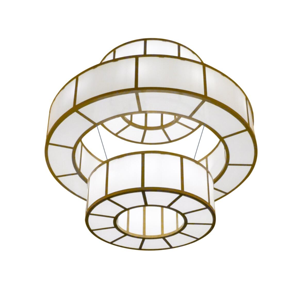 Santa Fe Large Three Ring Chandelier 70.75" main product image