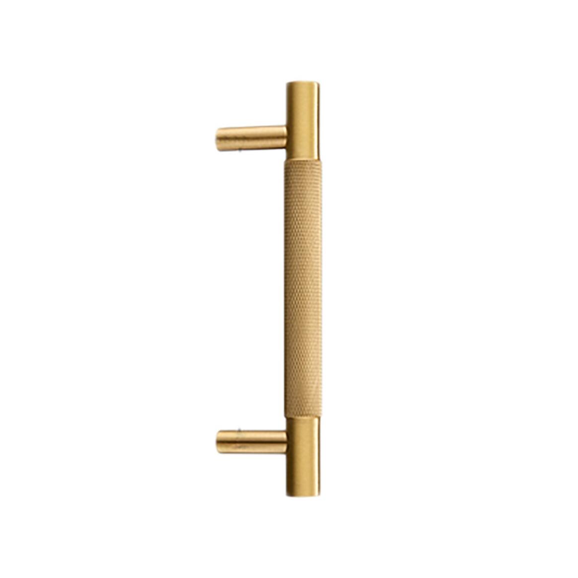 Samford Medium Brass Knurled Pull Handle main product image