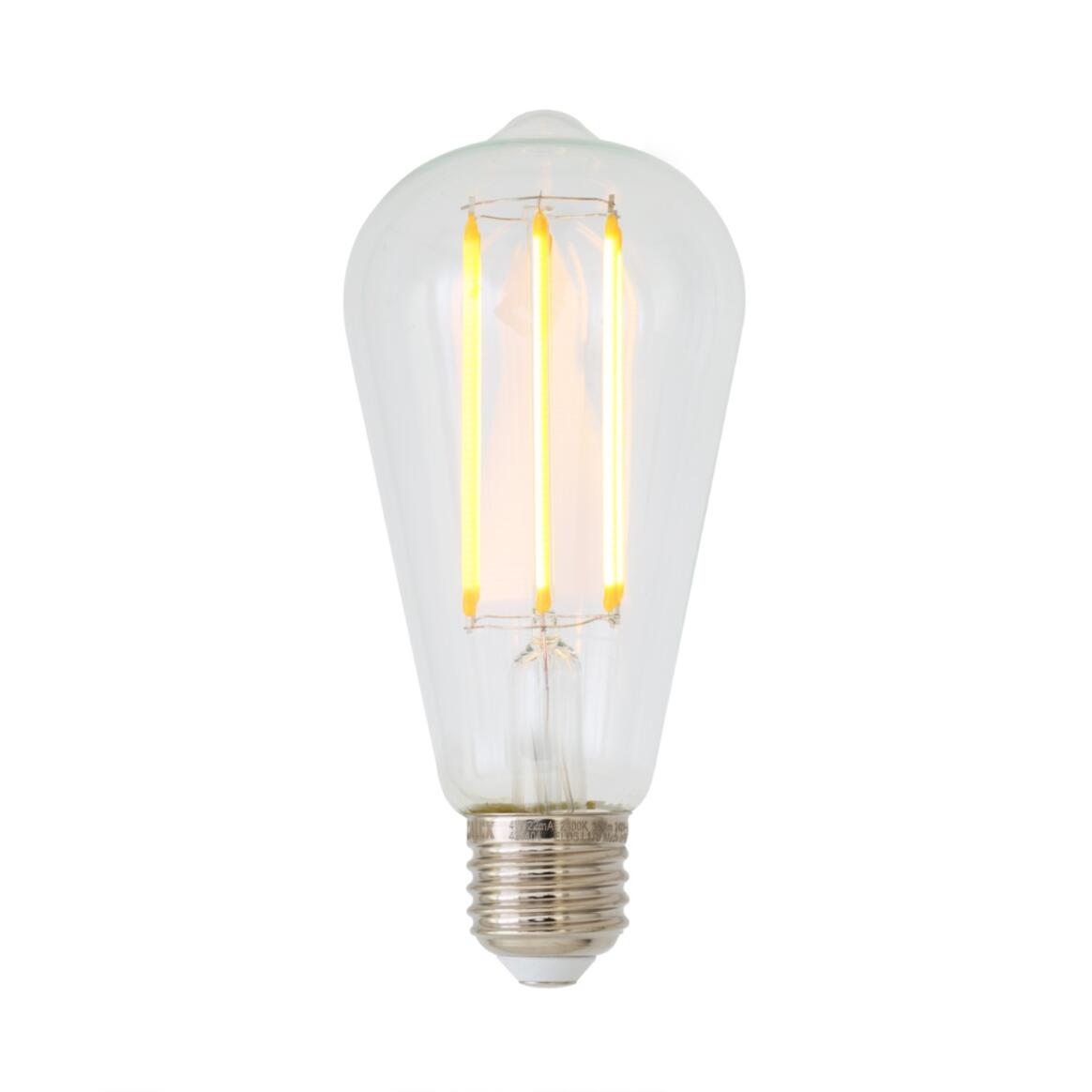 Ampoule LED à filament en forme de goutte d'eau variable d'intensité E27 4W 2300k 350lm 14cm main product image