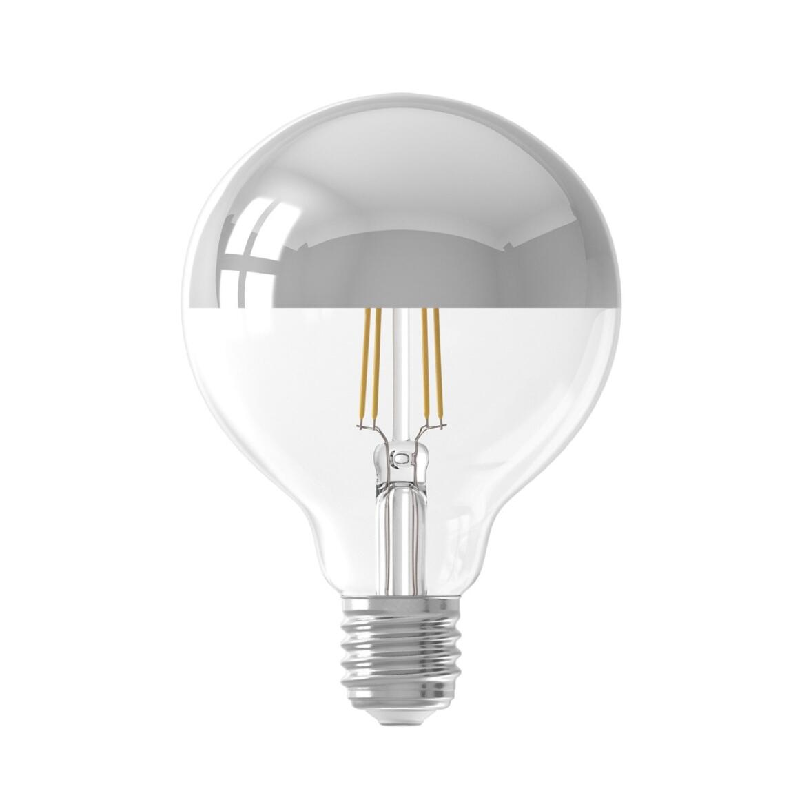 Ampoule LED Filament Miroir Chromé Dimmable E27 4W 2300K 280lm 9,5cm main product image