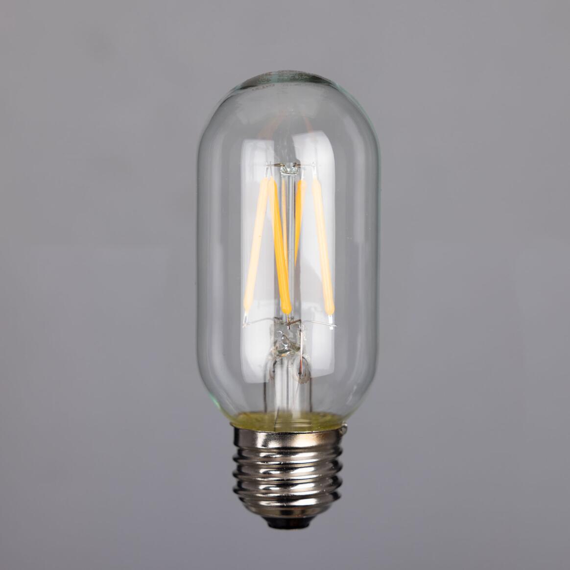 LED Tube Filament Bulb Dimmable E26 4W 2300k 350lm 4.1" main product image
