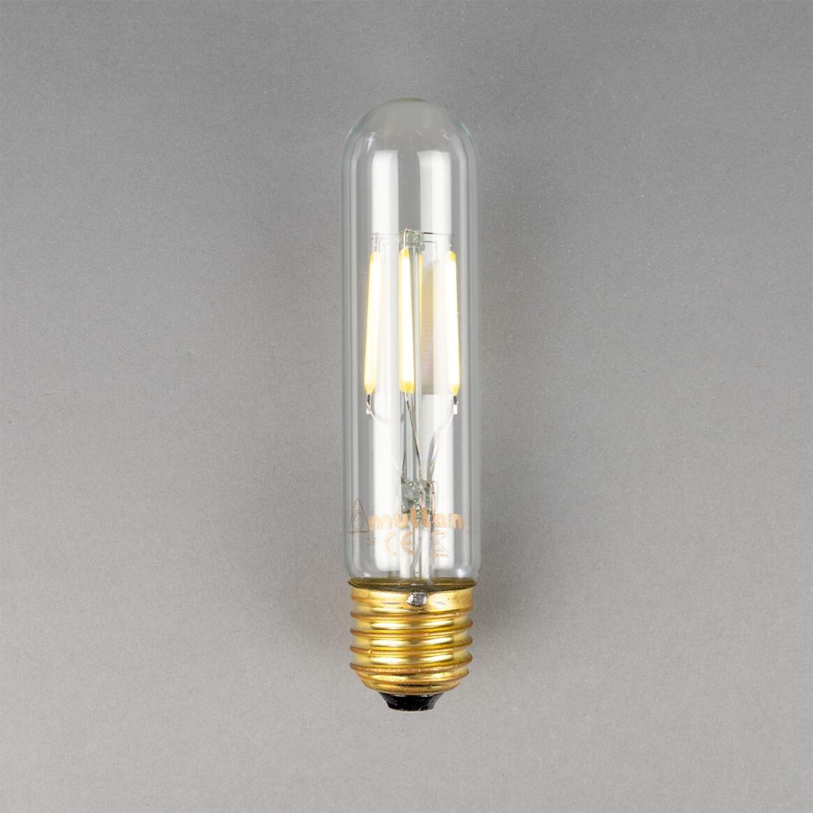 LED Tube Filament Cool White Bulb Dimmable 3.85W E27 220v 4000k 472lm 13cm main product image