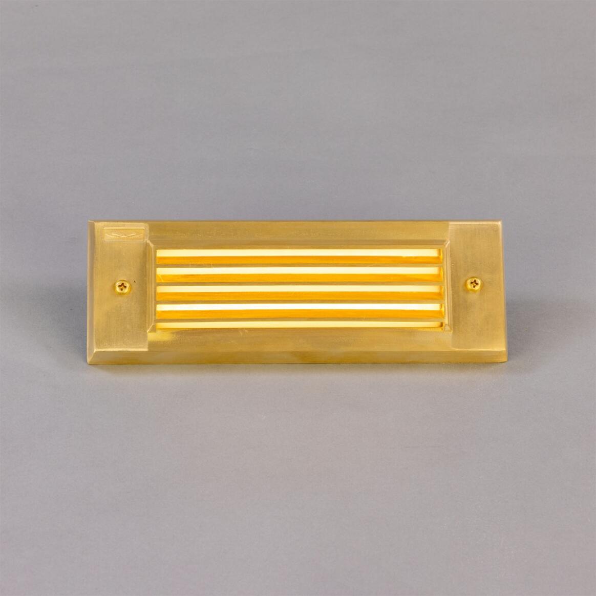 Cebu Brass Grille Wall Light IP65 main product image