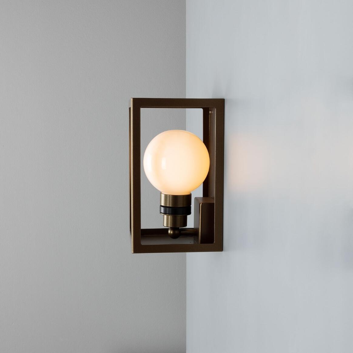 Hamilton Outdoor Box Lantern Wall Light 10.75