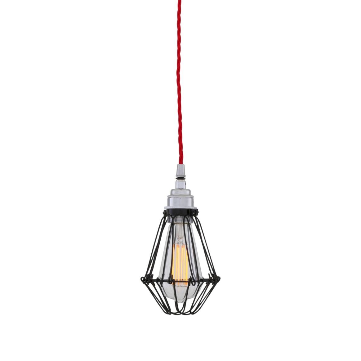 Praia Black Industrial Cage Pendant Light main product image